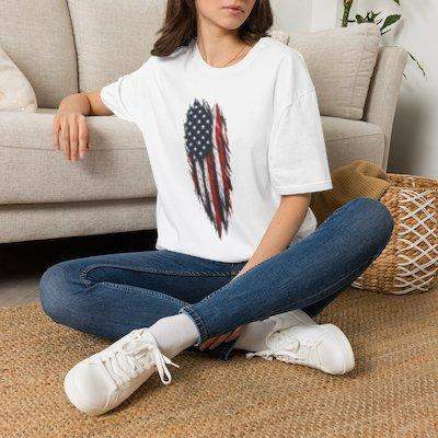 Distressed American Flag T-Shirt